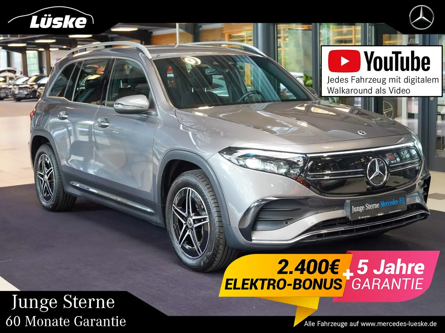 Mercedes-Benz EQB 300 EQB 300 4M AMG Line DAB Kamera CarPlay Totwinkel Gris - 1