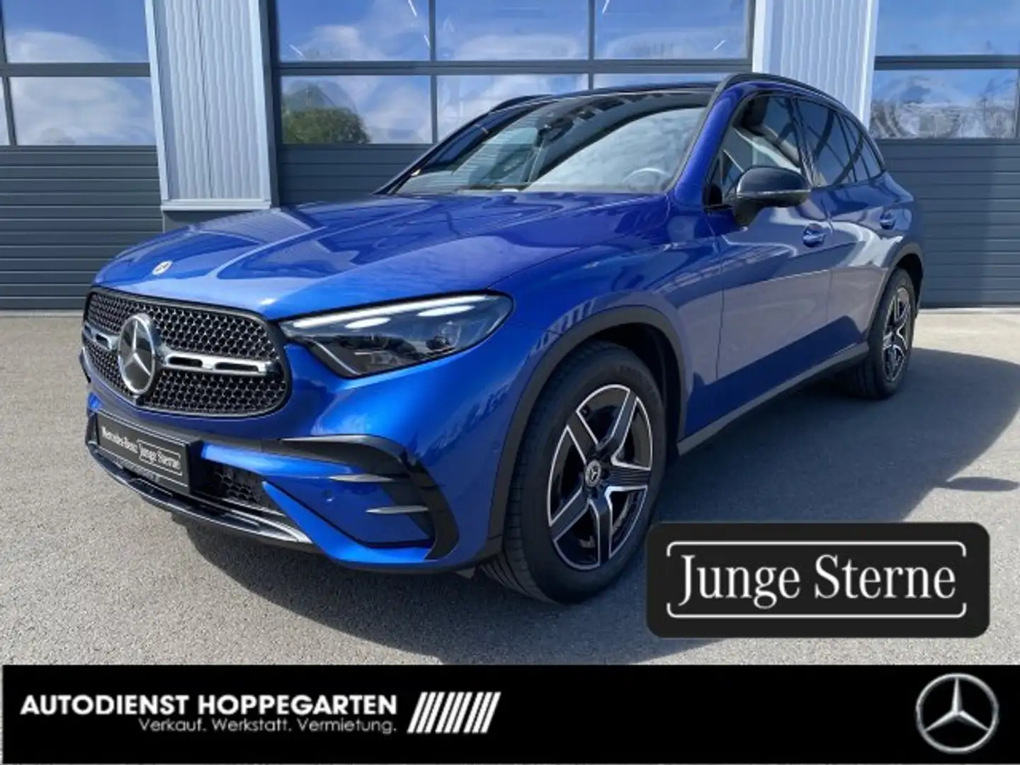 Mercedes-Benz GLC 450 GLC 450 d 4M AMG Night Distronic 360° Panorama Blau - 1