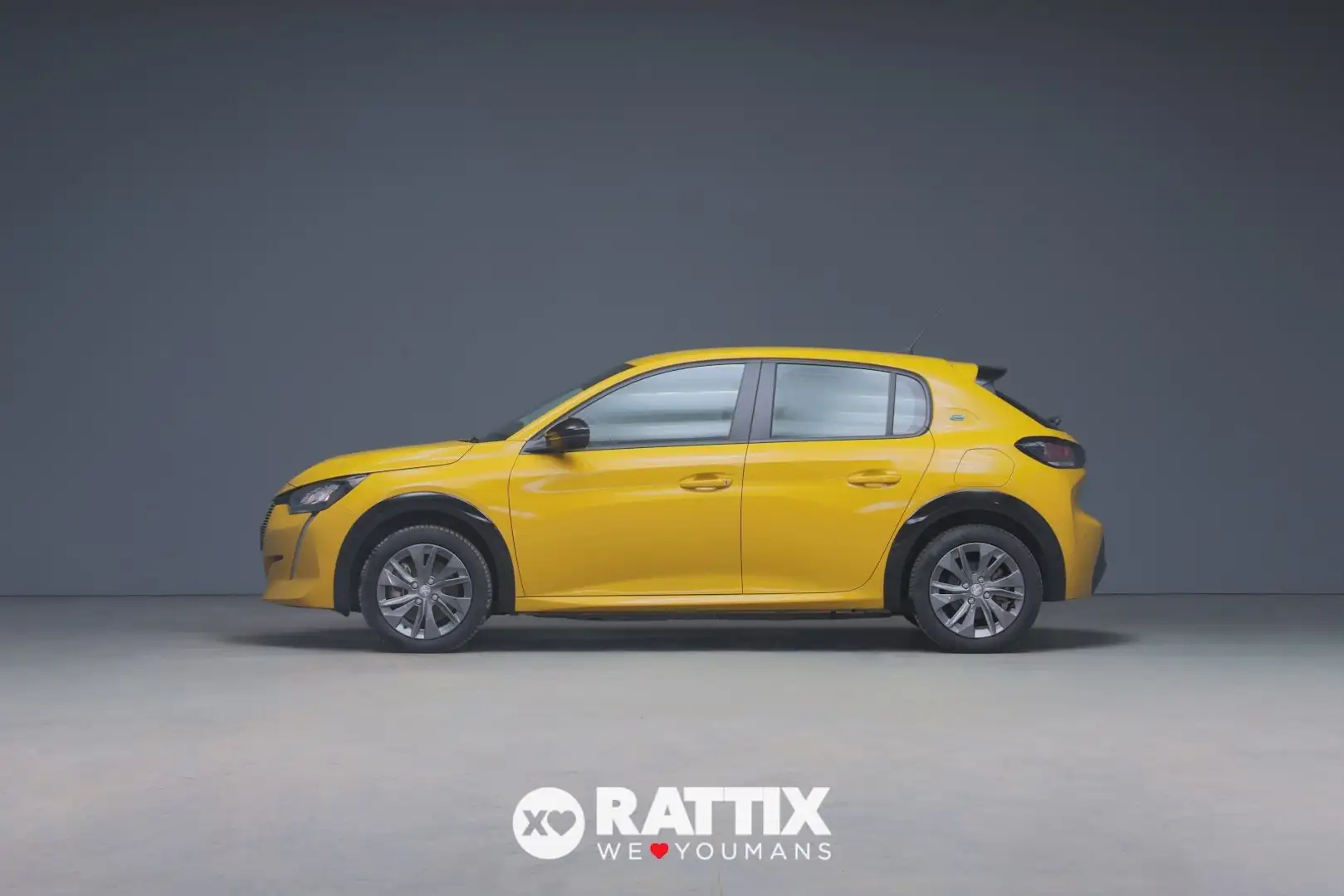 Peugeot e-208 motore elettrico 100kW Active Pack Giallo - 2