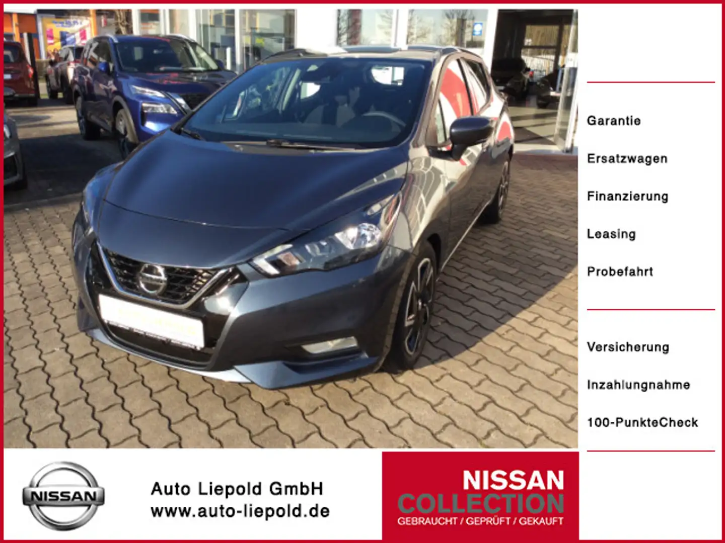 Nissan Micra 1.0 IG-T N-Way X-tronic 92PS Grau - 1