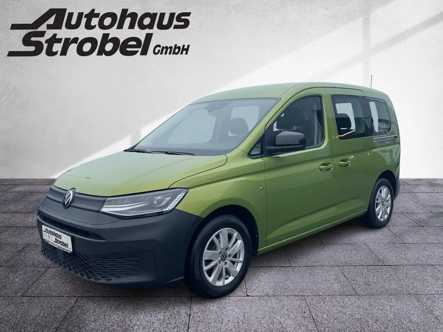 Volkswagen Caddy 2.0 TDI ACC Navi LED Kamera DAB+ Climatron Grün - 2