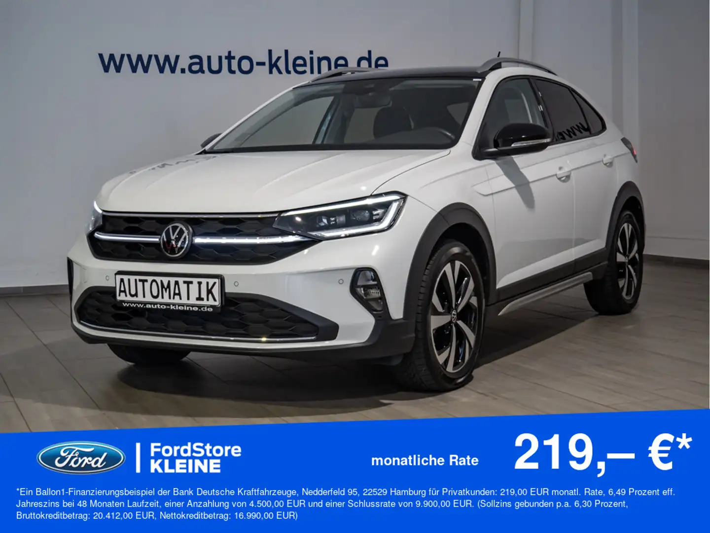Volkswagen Taigo 1.0 TSI Style +ACC+LED+GJR +ACC+LED+GJR Weiß - 1