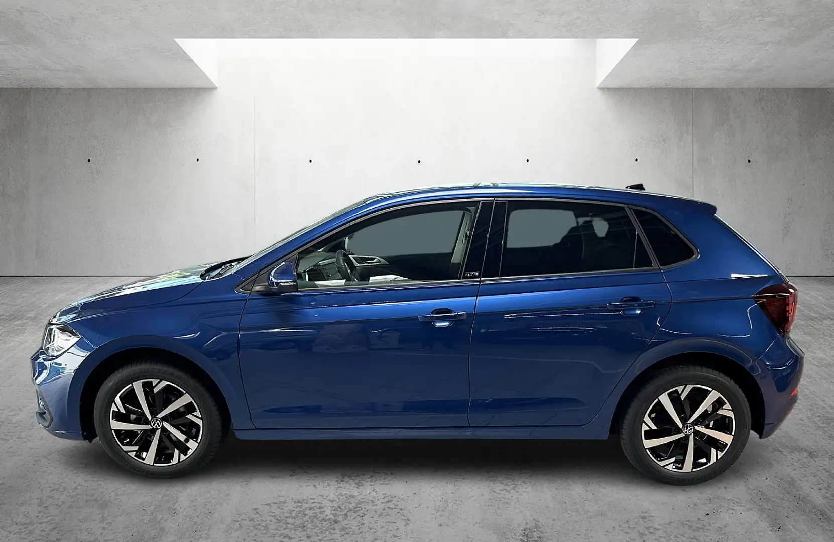Volkswagen Polo MOVE 1,0 l TSI DSG *AHK*NAVI*DigiC*RFK* Bleu - 2