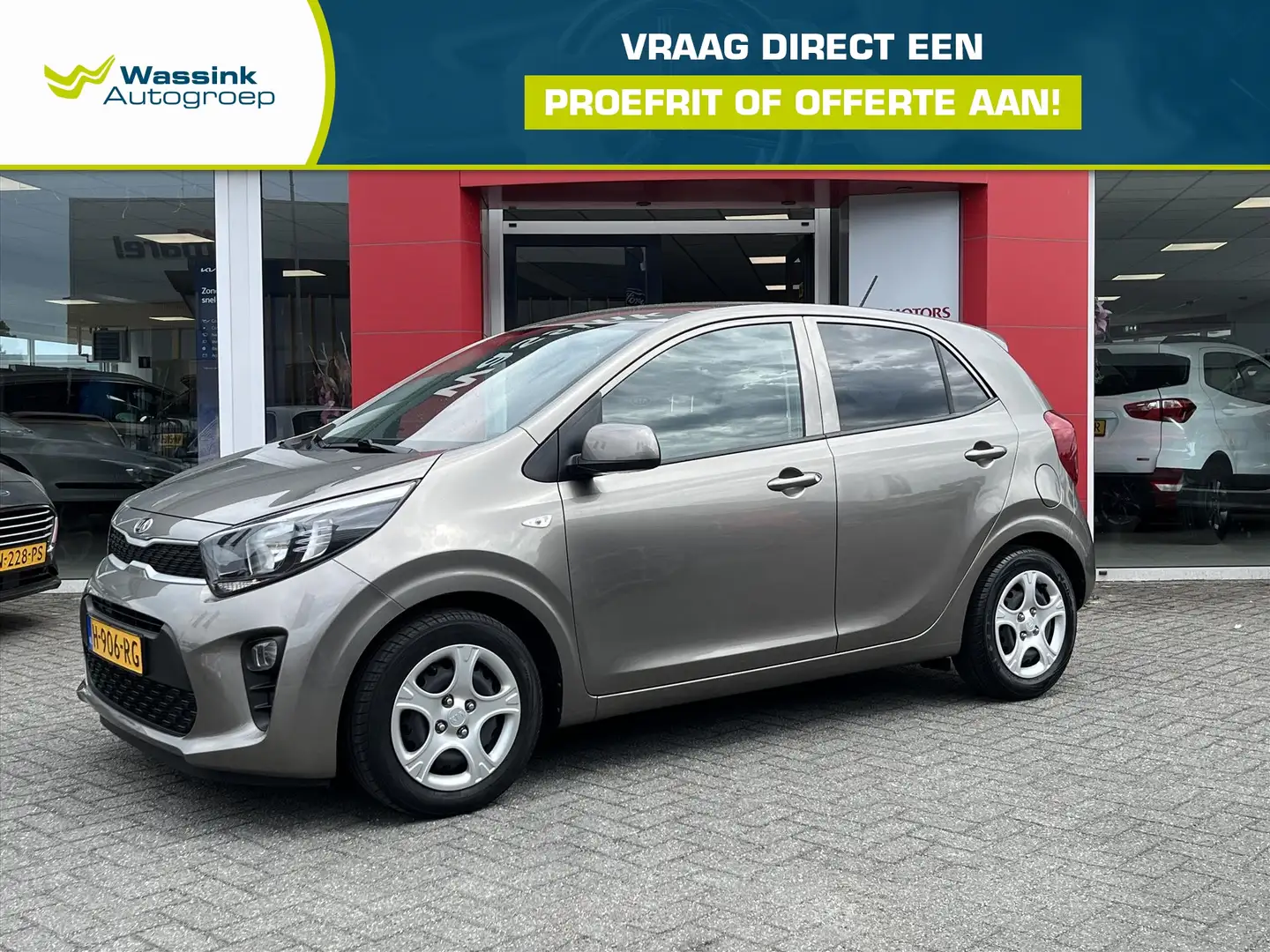 Kia Picanto 1.0 MPi 67pk 4-zits ComfortPlusLine |Airconditioni Grau - 1