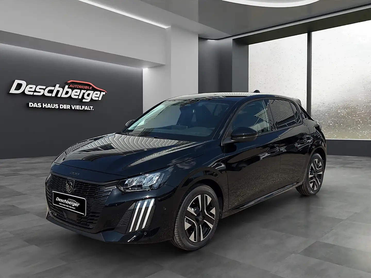 Peugeot 208 Hybrid 110 e-DCS6 Allure Schwarz - 1