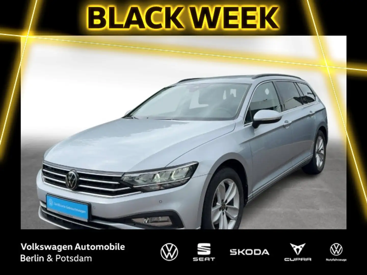 Volkswagen Passat Variant 2.0 TDI DSG Business Navi LED SHZ Argento - 1