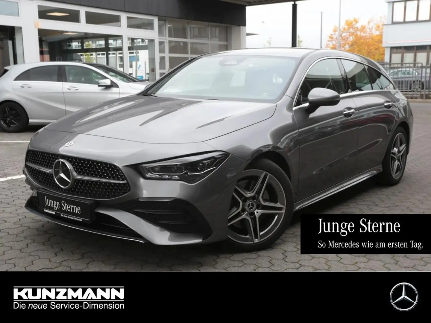 Mercedes-Benz CLA 200 d SB AMG MBUX Navi-Prem. EasyP Keyless Gris - 1