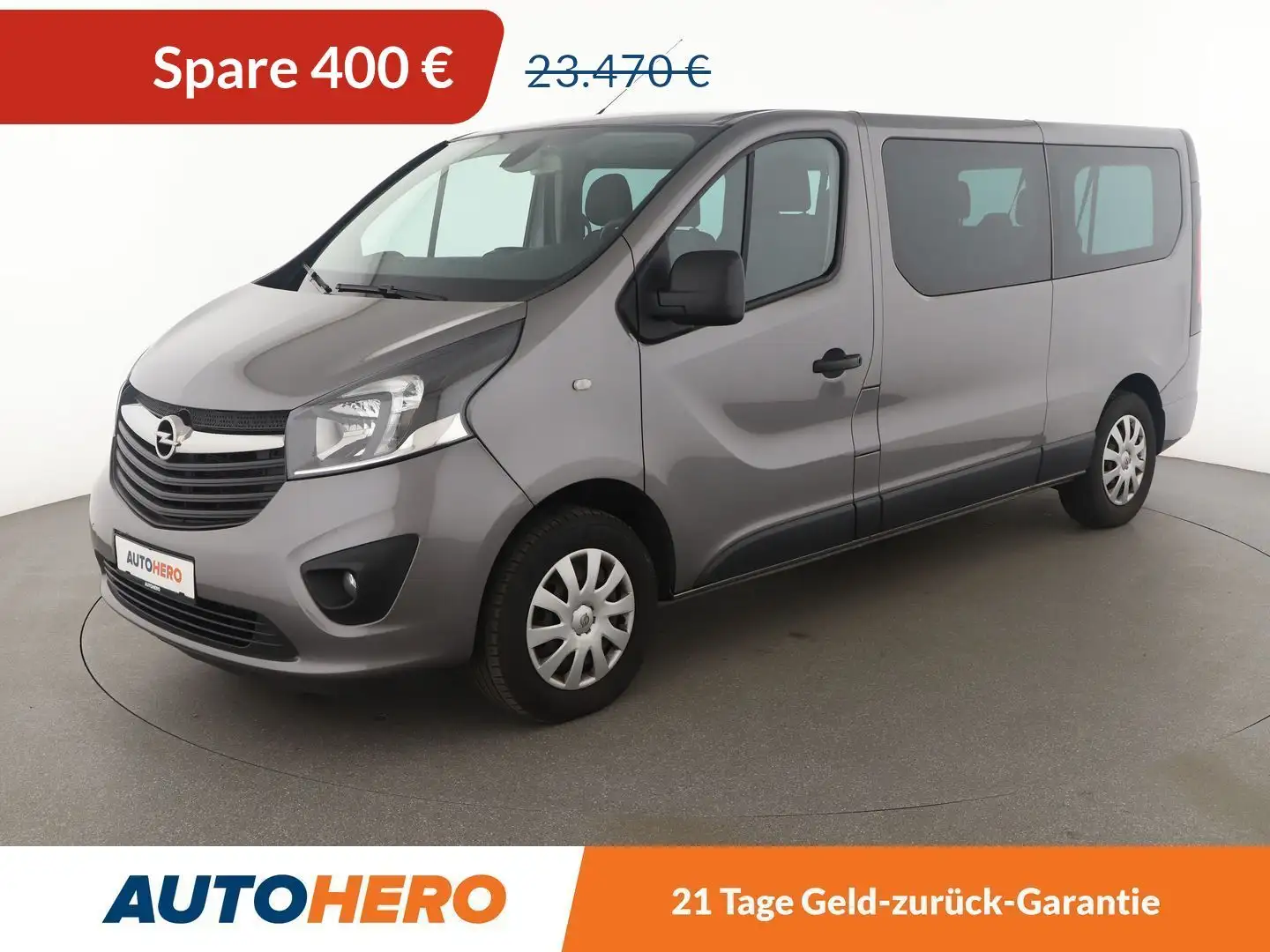 Opel Vivaro 1.6 Biturbo CDTI Combi L2H1 2,9t *PDC*AHK* Gris - 1