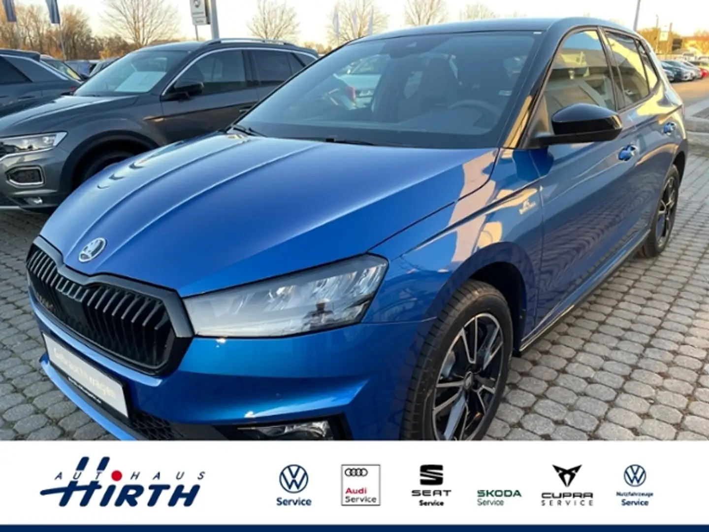 Skoda Fabia Monte Carlo AnGar3JAHR Bleu - 1