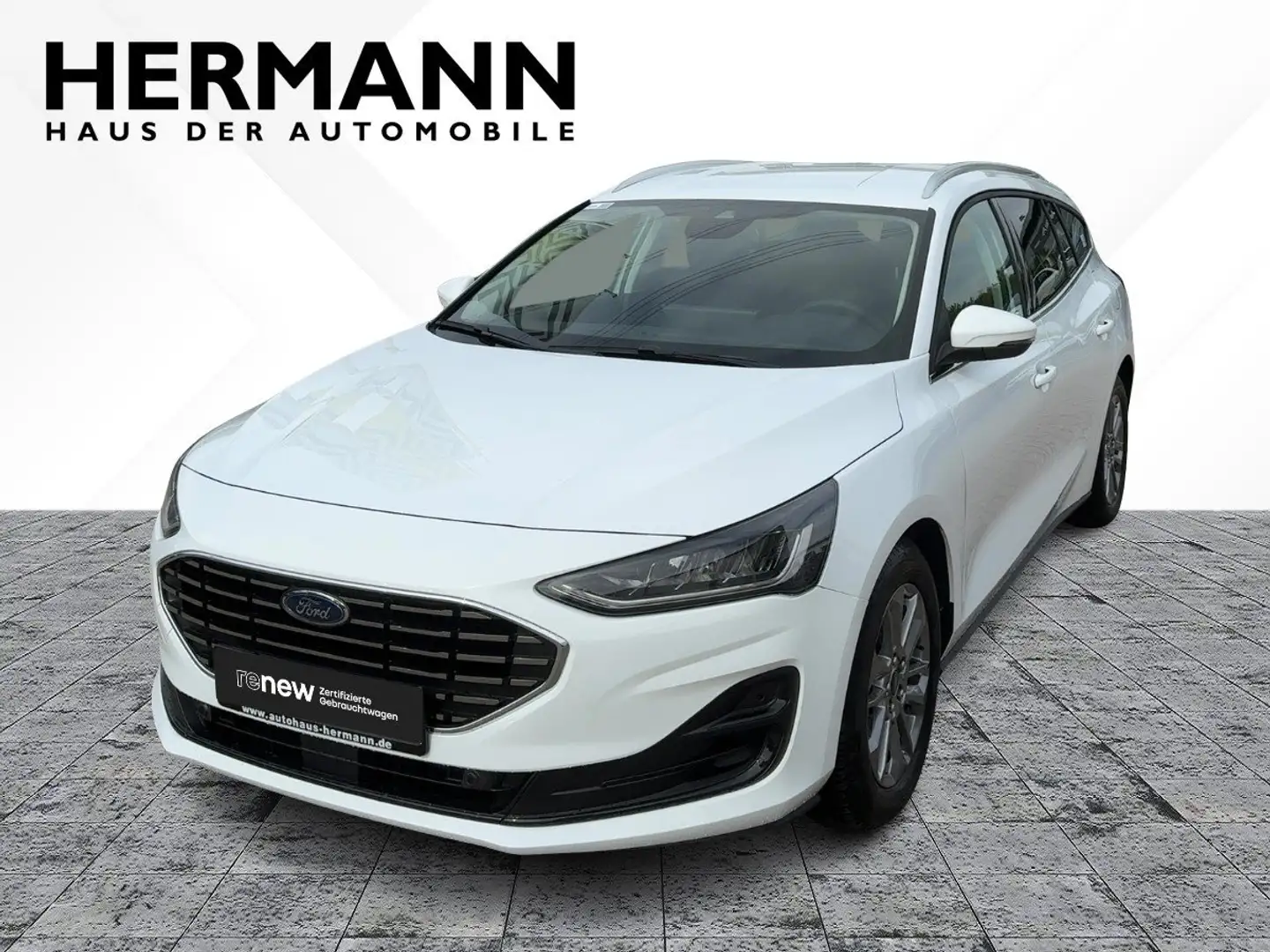 Ford Focus Turnier 1.5 EcoBlue Titanium AHK*CAM*LED Weiß - 1
