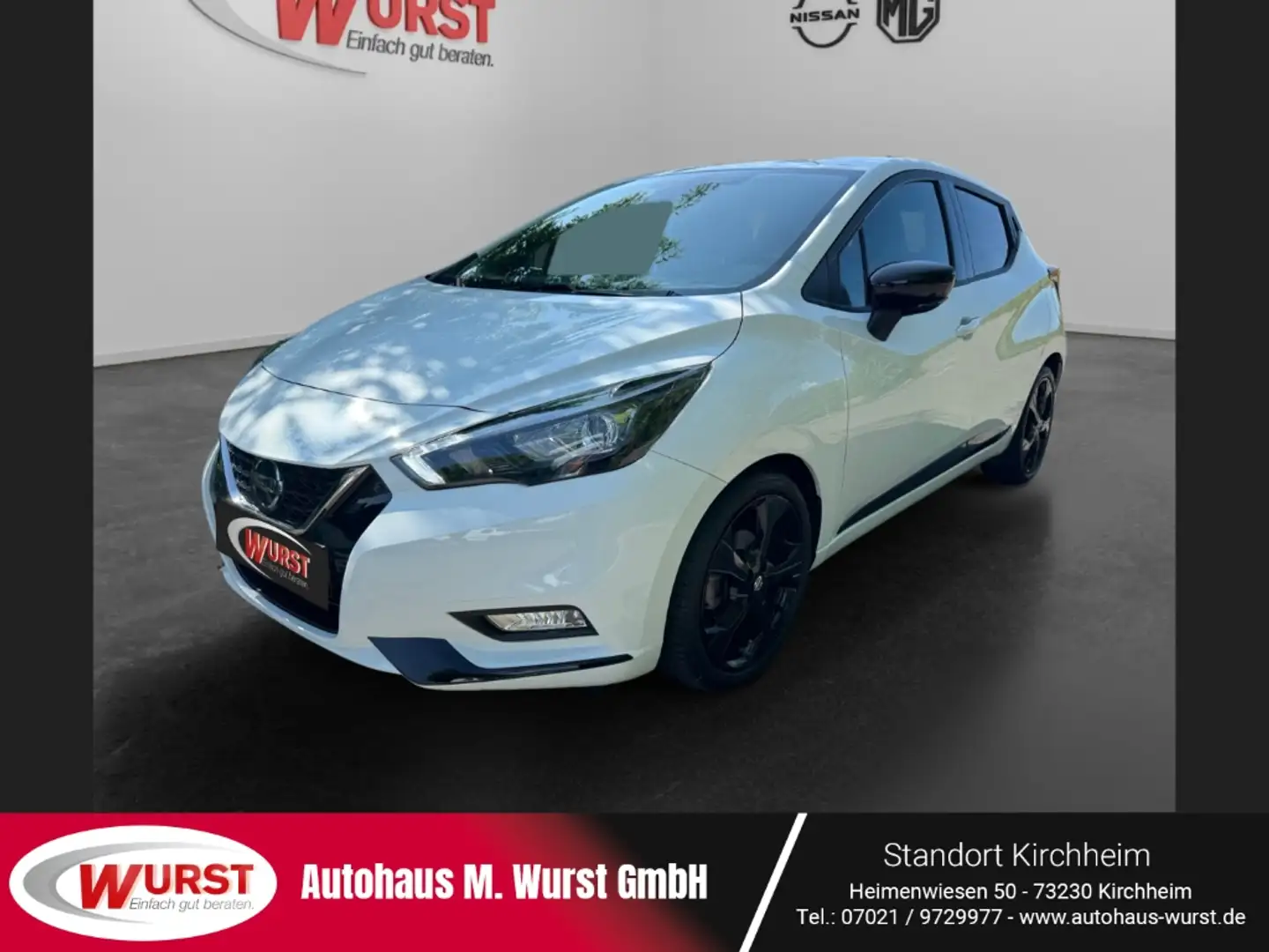 Nissan Micra N-Sport1.0 IG-T Automatik RückfahrkameraNaviLED-Sc Weiß - 1