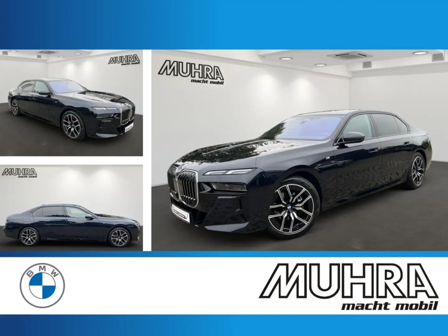 BMW 740 d xDrive M Sport Autobahnassistent Standhzg. Noir - 1