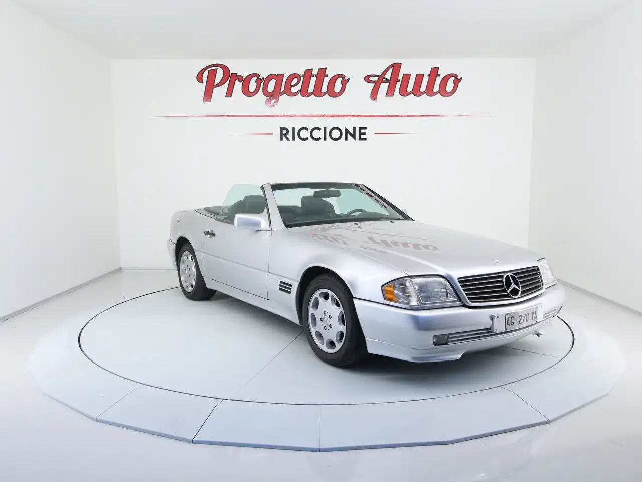 Mercedes-Benz SL 500 V8 ASI C.AUT PELLE BLU FATTURE CRUISE 4 POSTI SED RISC, foto 9