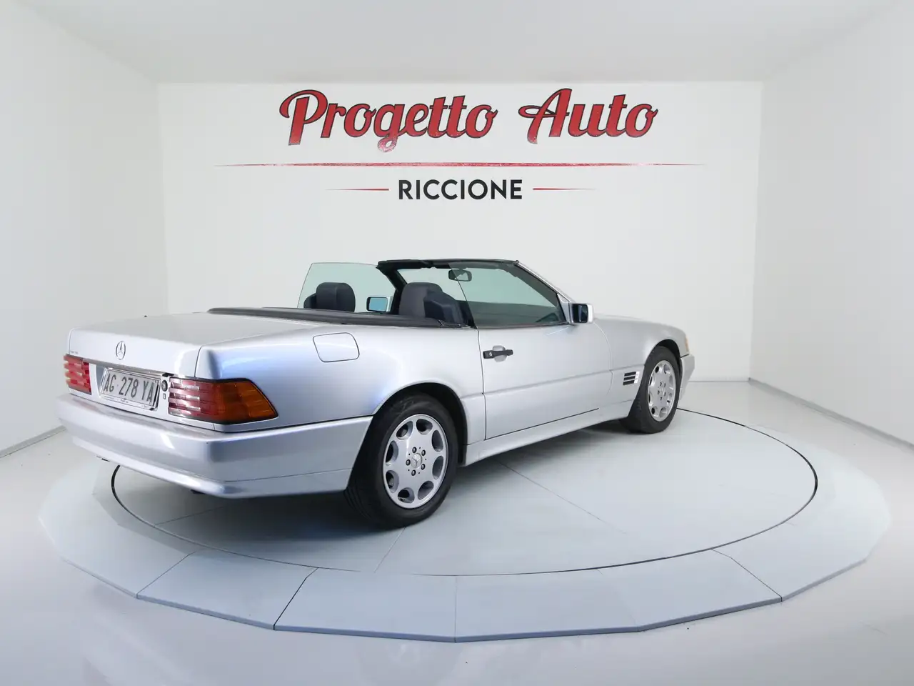 Mercedes-Benz SL 500 V8 ASI C.AUT PELLE BLU FATTURE CRUISE 4 POSTI SED RISC, foto 3