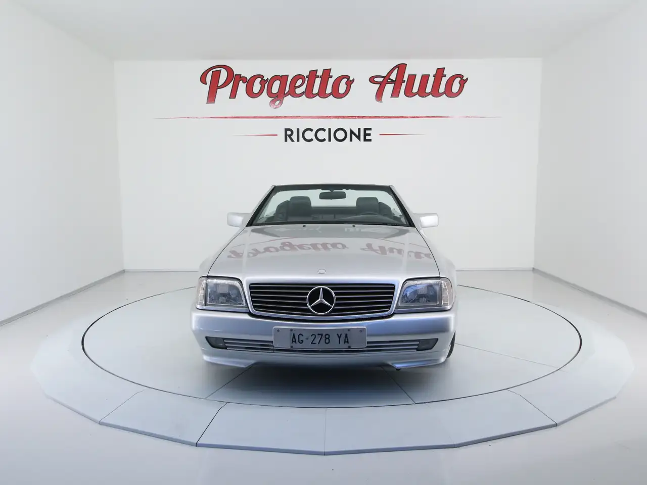 Mercedes-Benz SL 500 V8 ASI C.AUT PELLE BLU FATTURE CRUISE 4 POSTI SED RISC, foto 5