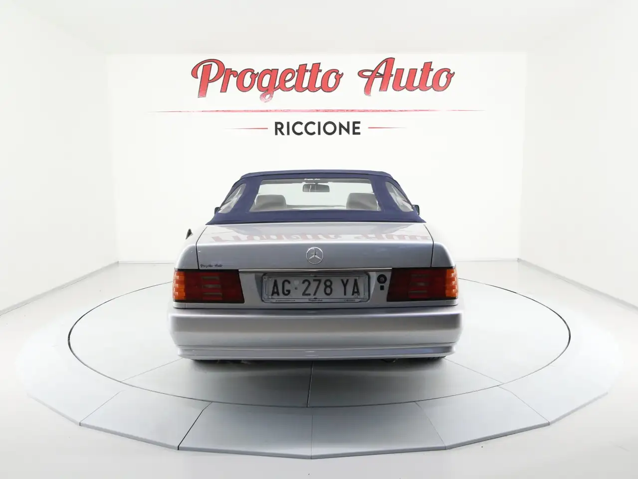 Mercedes-Benz SL 500 V8 ASI C.AUT PELLE BLU FATTURE CRUISE 4 POSTI SED RISC, foto 8