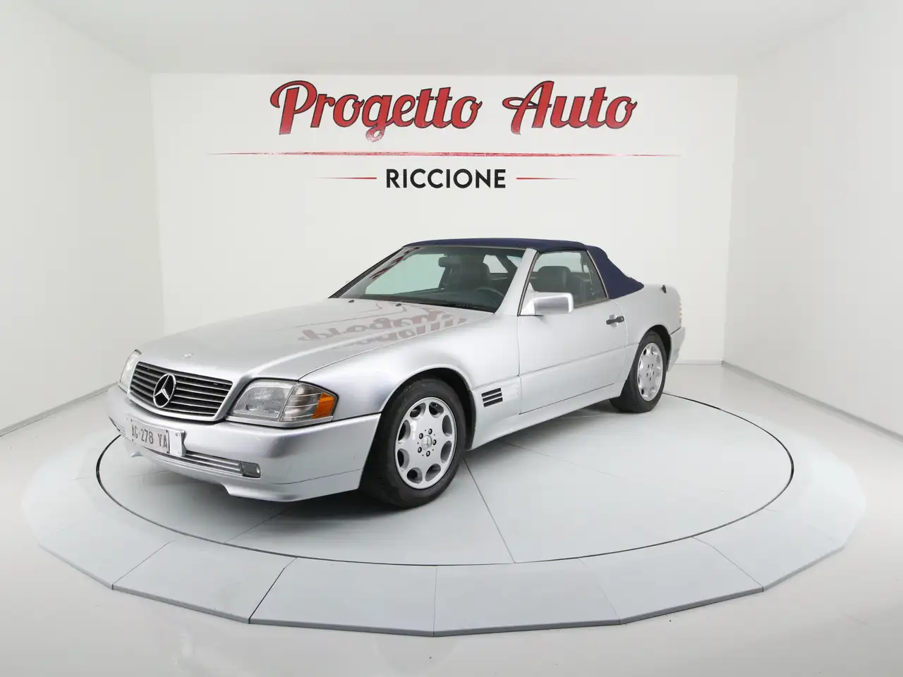 Mercedes-Benz SL 500 V8 ASI C.AUT PELLE BLU FATTURE CRUISE 4 POSTI SED RISC, foto 2
