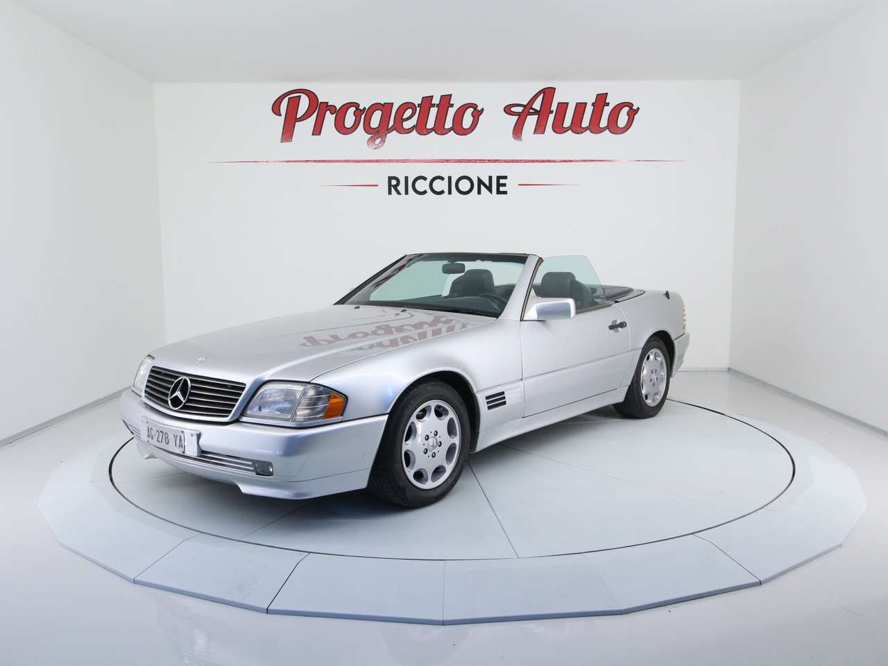 Mercedes-Benz SL 500 V8 ASI C.AUT PELLE BLU FATTURE CRUISE 4 POSTI SED RISC