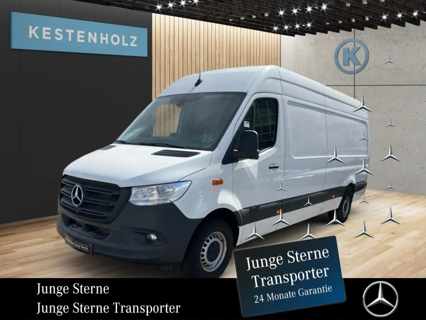 Mercedes-Benz Sprinter 315 CDI Kasten L3H2 *MBUX*SHZ*NAVI*360* Blanc - 1