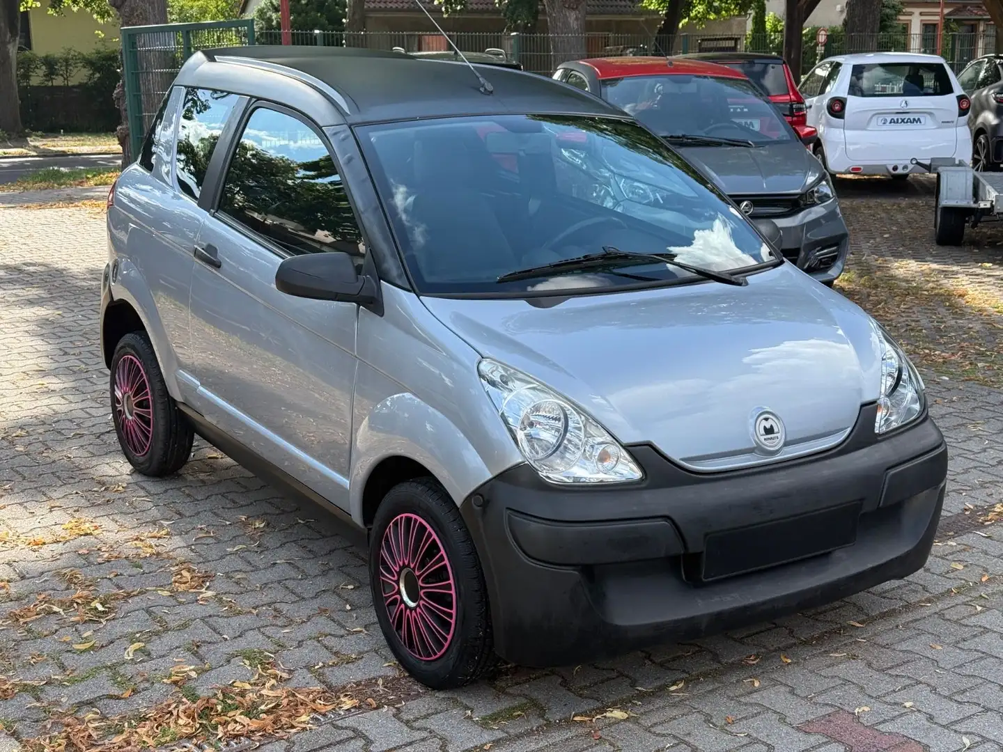 Aixam MinAuto Cross Mopedauto 45 KM/H Argintiu - 1