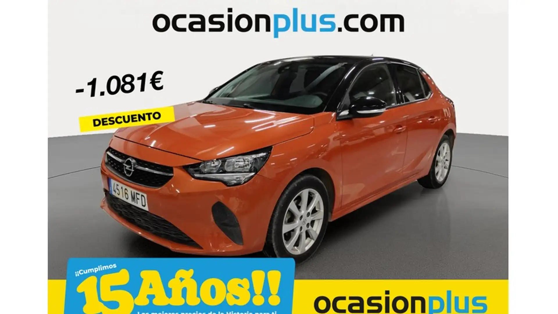 Opel Corsa 1.2 XEL S/S Edition 75 Orange - 1