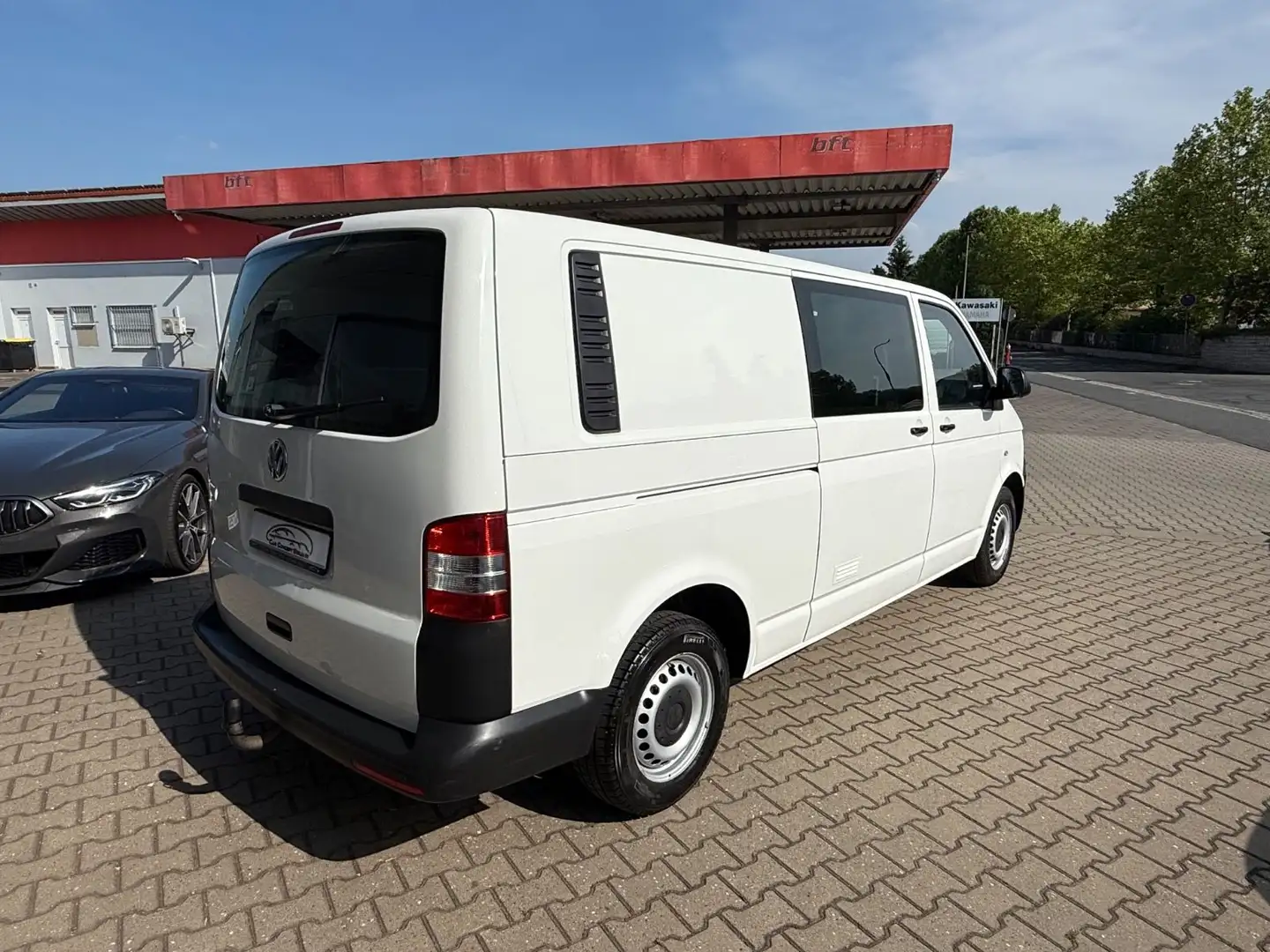 Volkswagen T5 Transporter Kasten lang 4Motion AHK 1.HD StHZ Bílá - 2