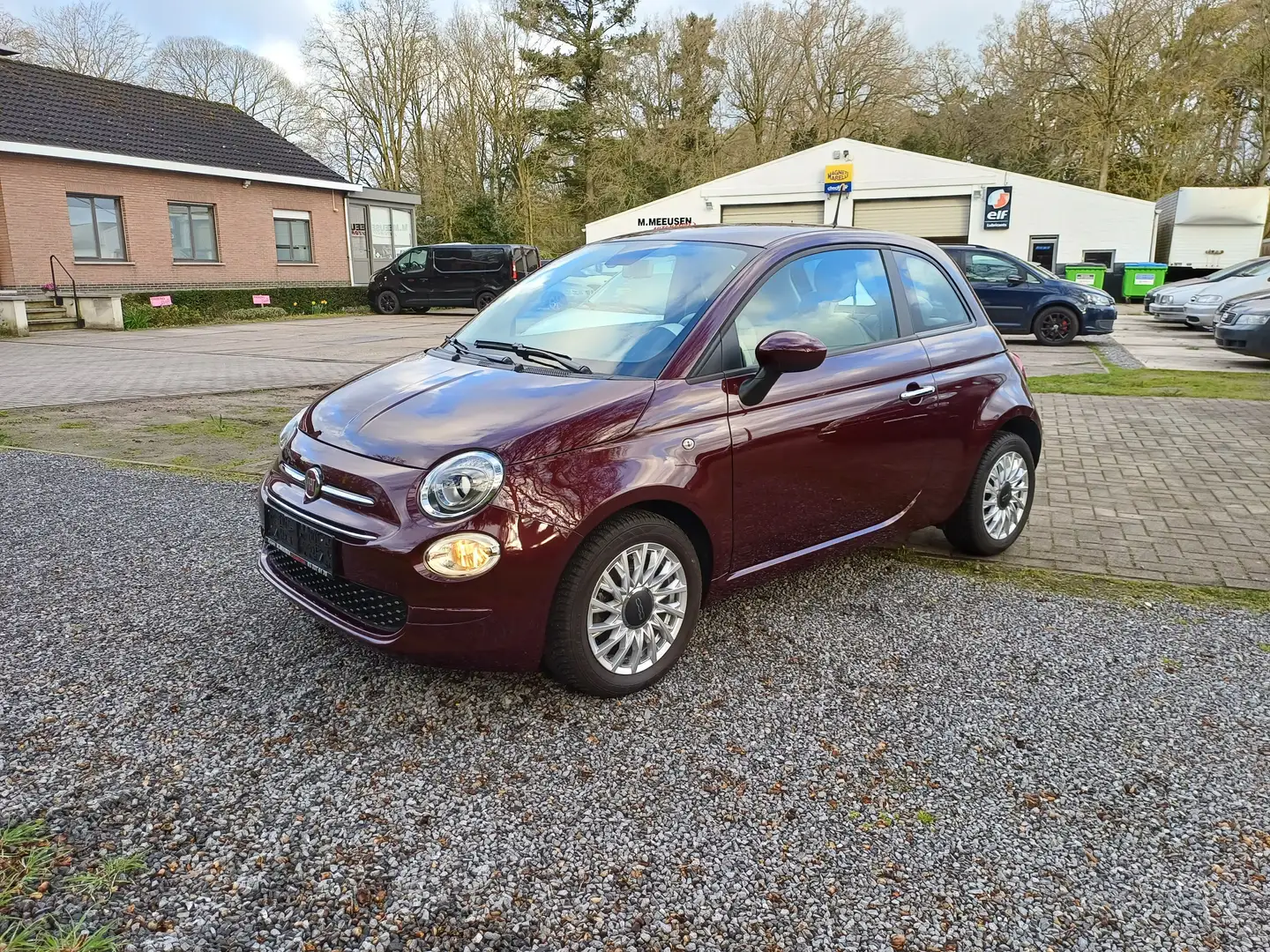 Fiat 500 1.0i MHEV Lounge Rosso - 1