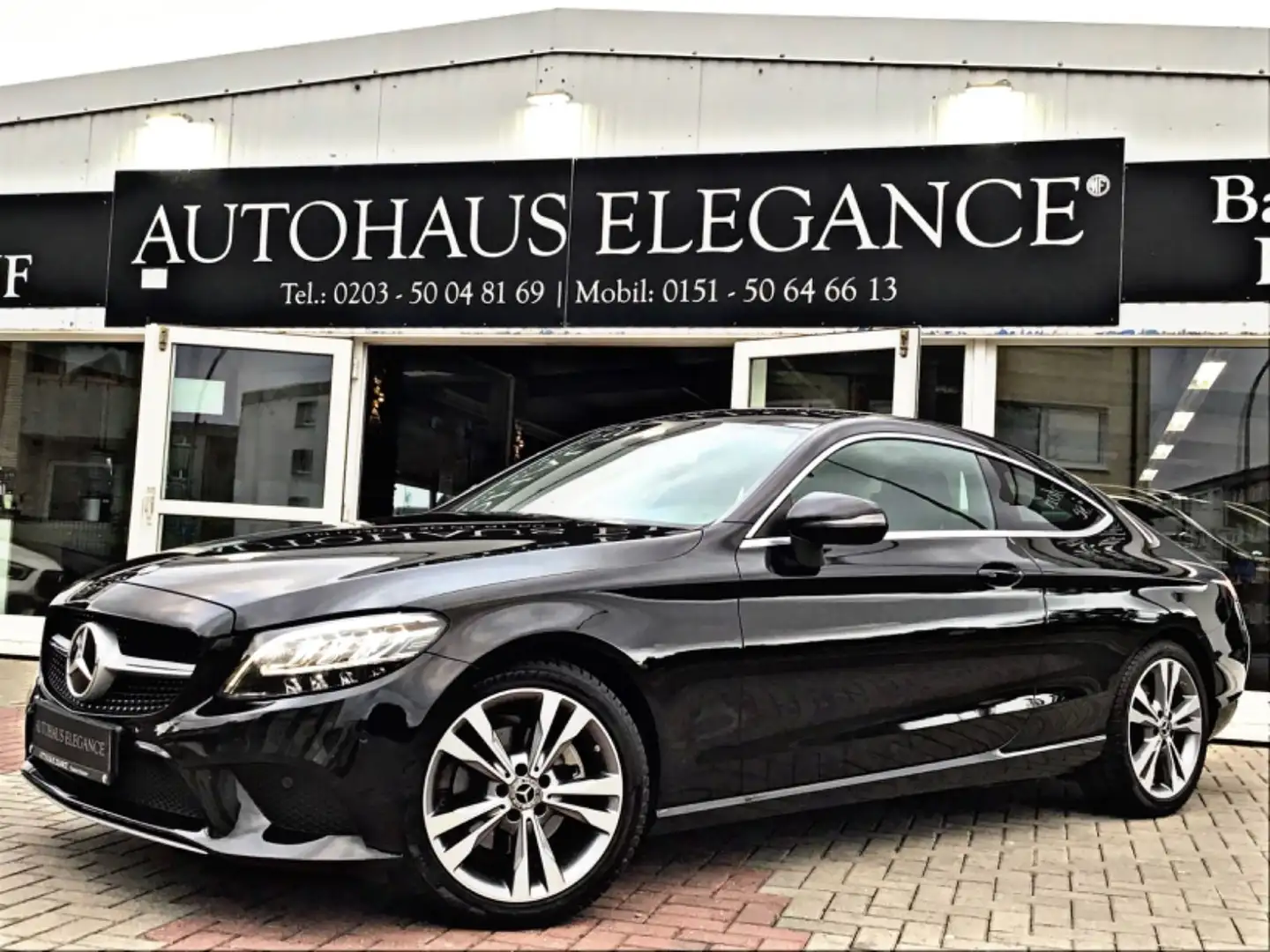Mercedes-Benz C 220 d Coupe 9G-Tronic~Navi~Kamera~Distronic~LED Noir - 2