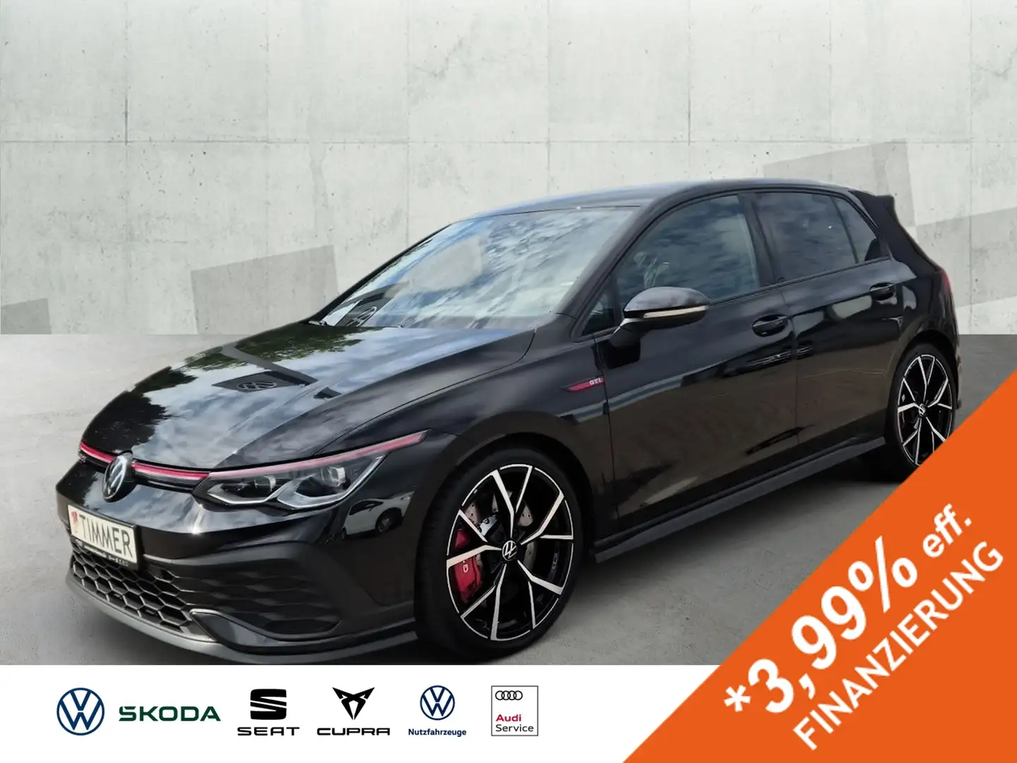Volkswagen Golf VIII 2.0 DSG GTI CLUBSPORT *IQ.LIGHT *19" *ACC *R Noir - 1
