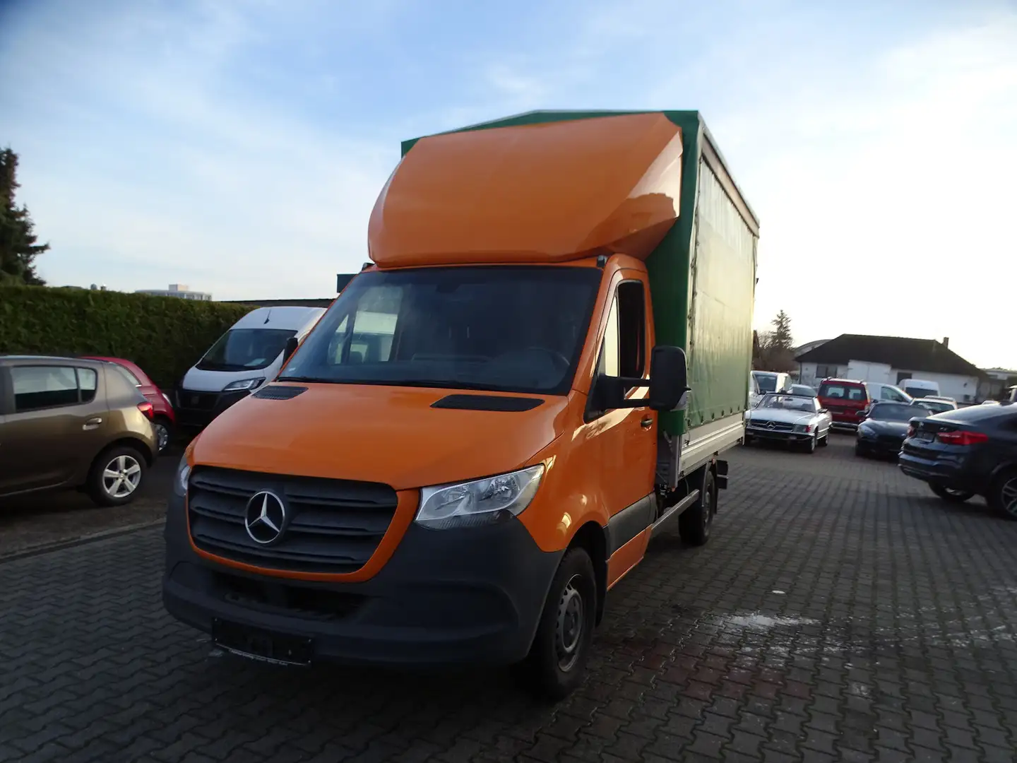 Mercedes-Benz Sprinter 316 CDI RWD L2 Pritsche Klima, Automatik Orange - 1