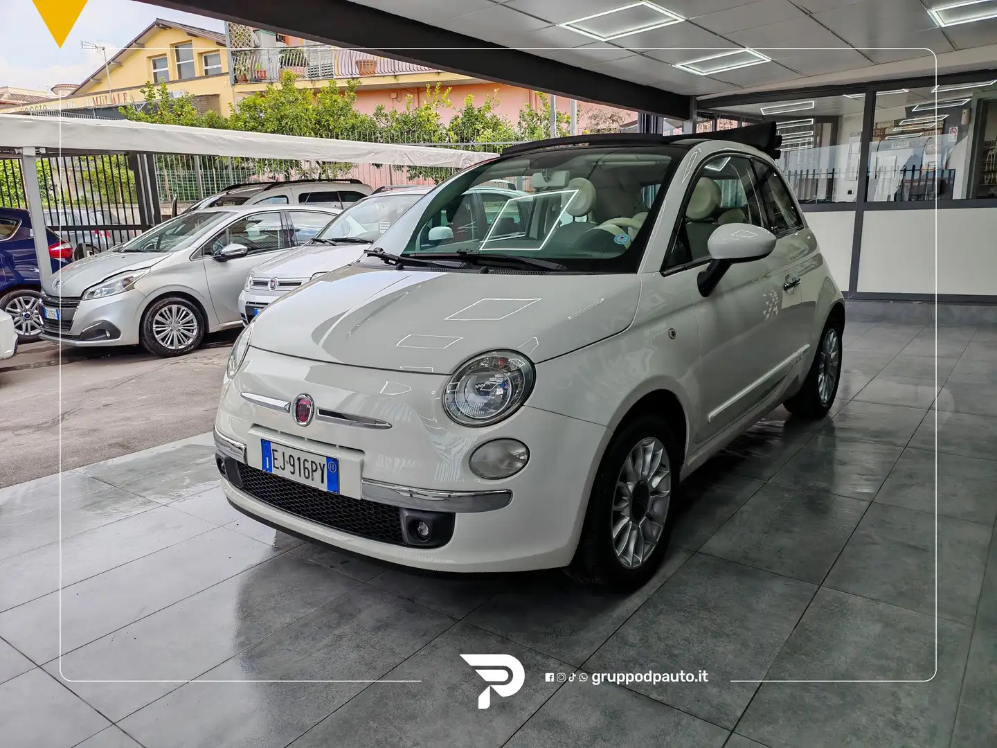 Fiat 500C 500C 1.4 16v Lounge 100cv Weiß - 2