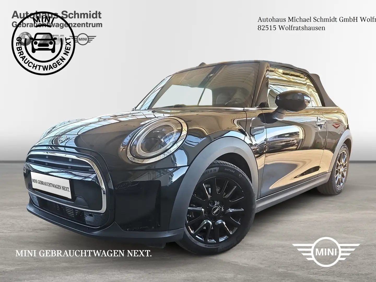 MINI Cooper Cabrio Cooper Cabrio*Navi*DAB*LED*Komfortzg.*Tempomat*App Schwarz - 1