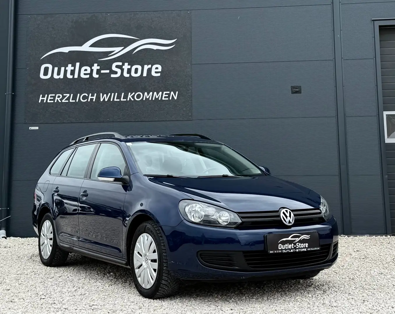 Volkswagen Golf Variant Trendline 1,6 TDI 4Motion DPF*1.Besitz*Neuwertig* Azul - 1