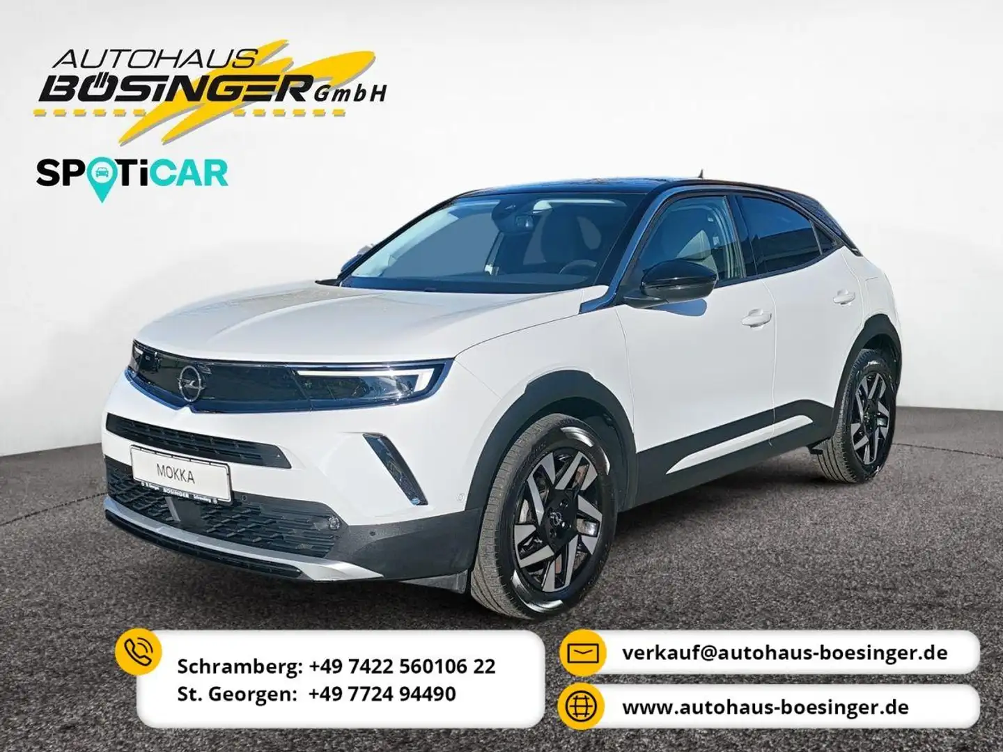 Opel Mokka Elegance Autom. Navi/SHZ-LHZ/PDC/Kam/AHK Blanc - 1