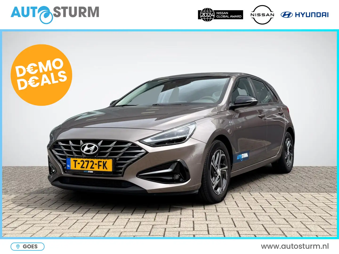 Hyundai i30 1.0 T-GDi MHEV Comfort Smart | Navigatie Full-Map Brown - 1