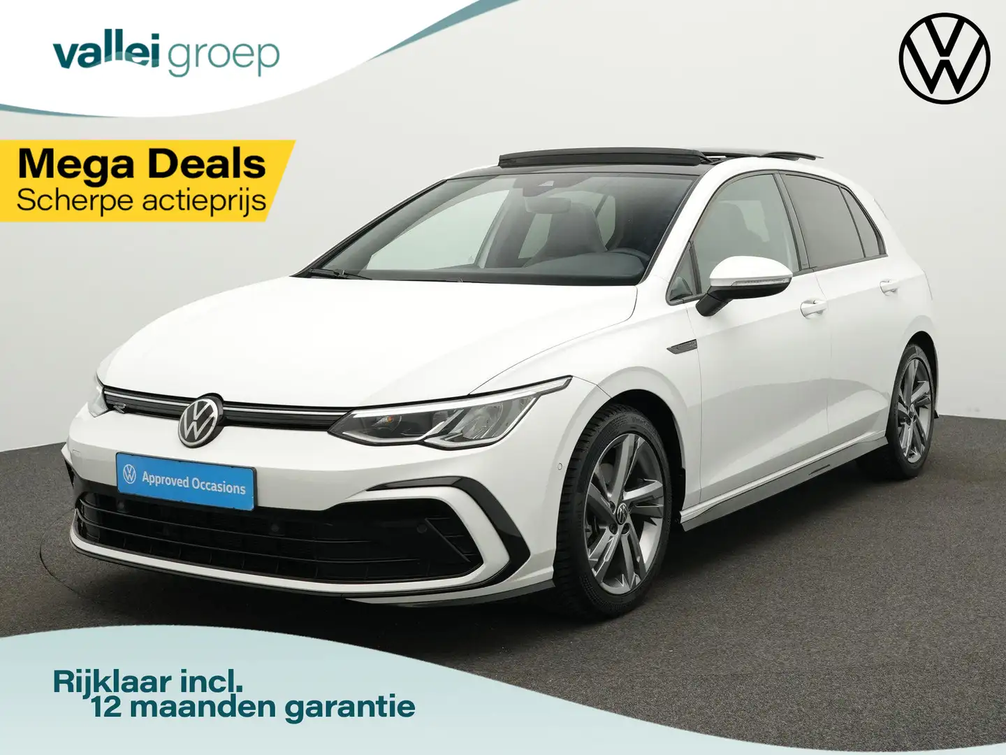 Volkswagen Golf 1.5 eTSI 150 pk DSG R-Line Business | Panoramadak Wit - 1