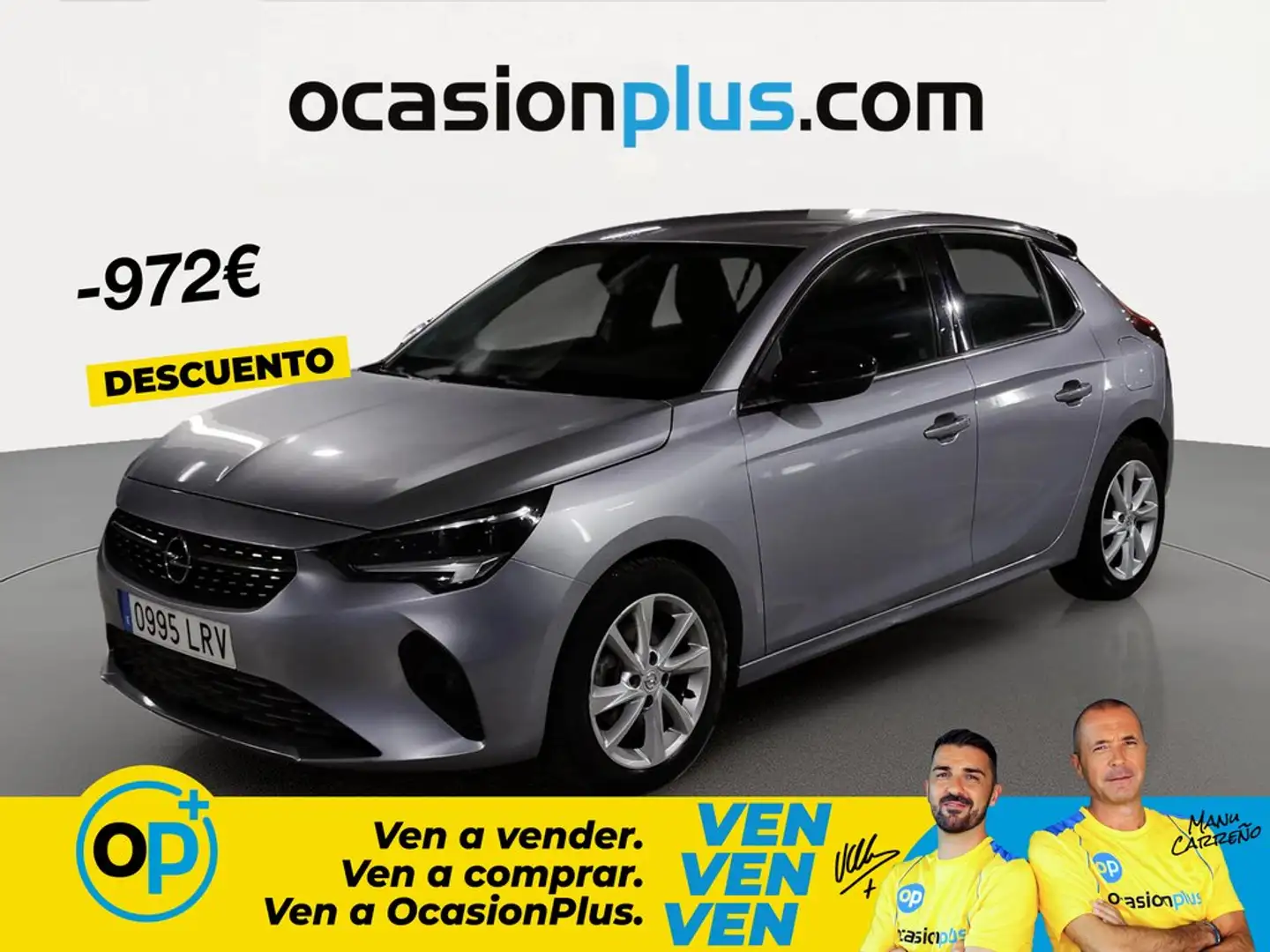 Opel Corsa 1.2T XHT S/S Elegance AT8 100 Gris - 1
