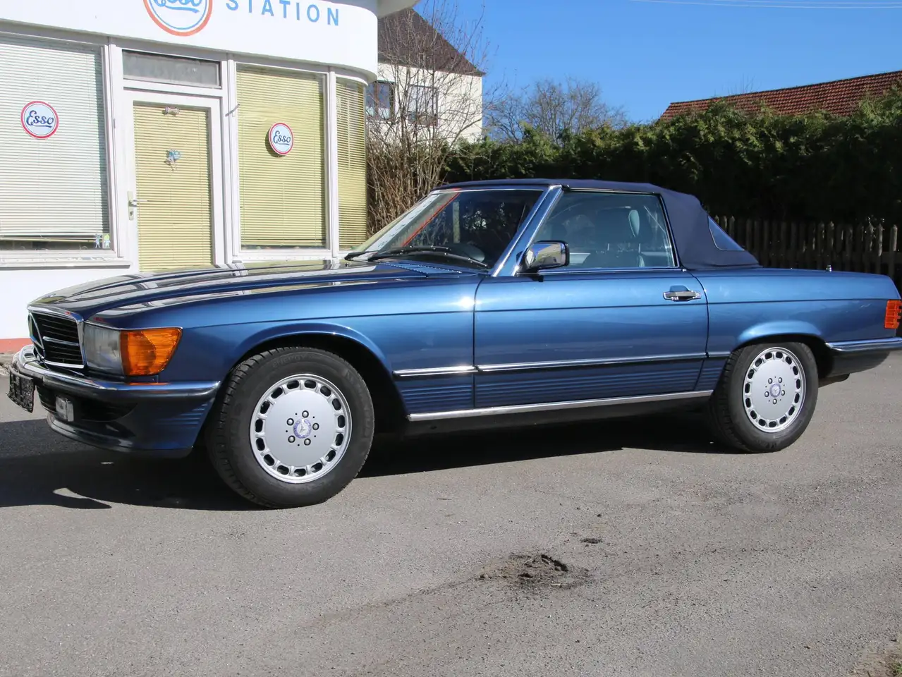 Mercedes-Benz SL 300 Oldtimer H-Kennz. SL 300 R 107 Automatik, nautikblau, Recaro neu, foto 2