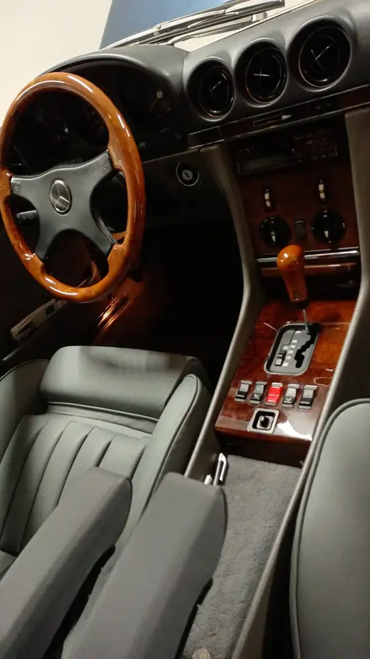 Mercedes-Benz SL 300 Oldtimer H-Kennz. SL 300 R 107 Automatik, nautikblau, Recaro neu, foto 9