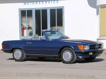 Mecedes-Benz SL 300 R 107 Automatik, nautikblau, Recaro neu