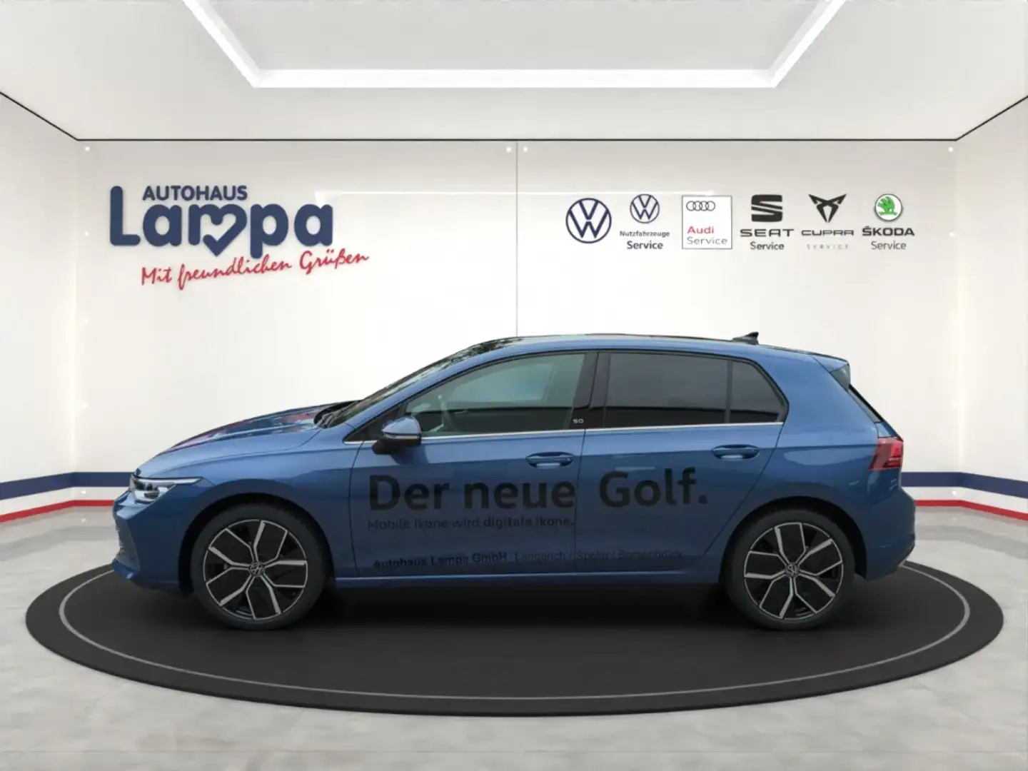 Volkswagen Golf VIII EDITION 50 1.5 eTSI DSG AHK,DCC,Pano,DAB+,LED Blau - 2
