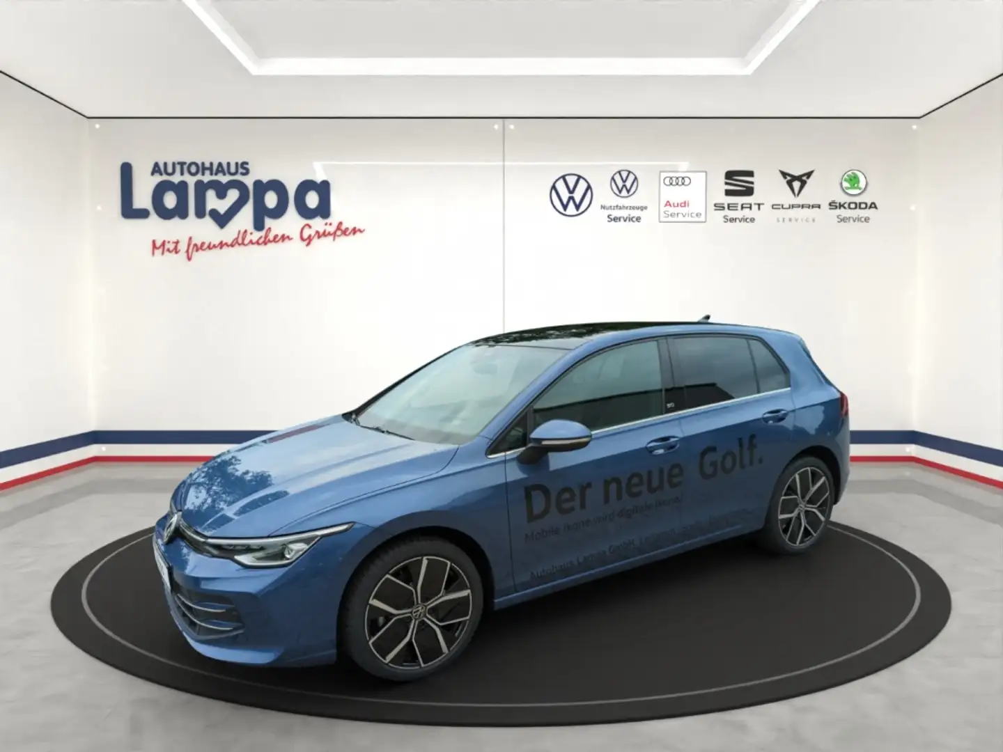 Volkswagen Golf VIII EDITION 50 1.5 eTSI DSG AHK,DCC,Pano,DAB+,LED Blau - 1