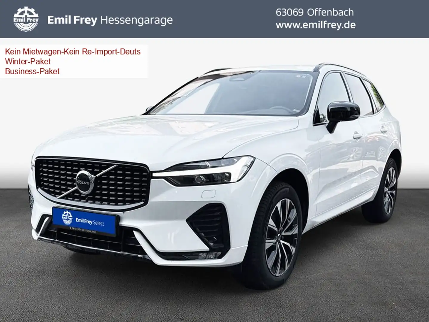 Volvo XC60 XC60 B4 AWD Plus-Dark Aut ACC BLIS AHK LEDER Blanco - 1