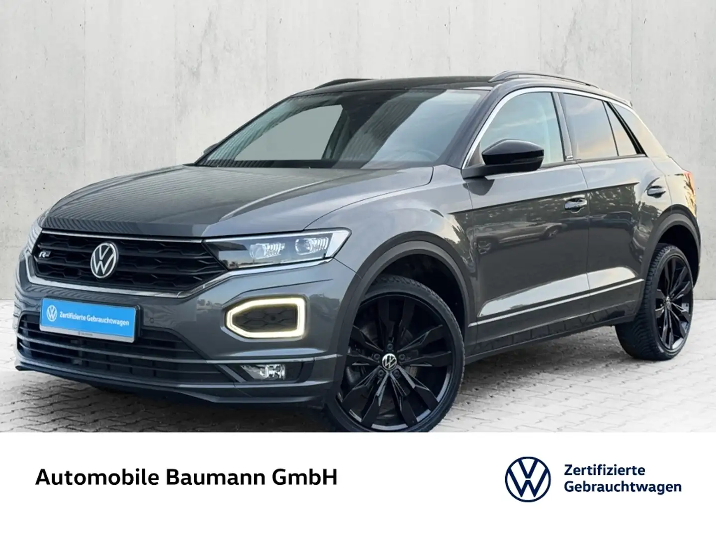 Volkswagen T-Roc 1.5 TSI DSG R-LINE *LED*AHK*ACC* Grijs - 1
