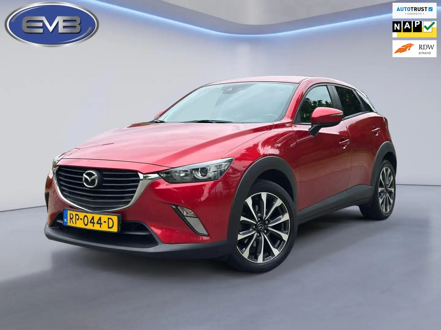 Mazda CX-3 2.0 SkyActiv-G 120 Dynamic, luxe uitvoering, eerst Rood - 1