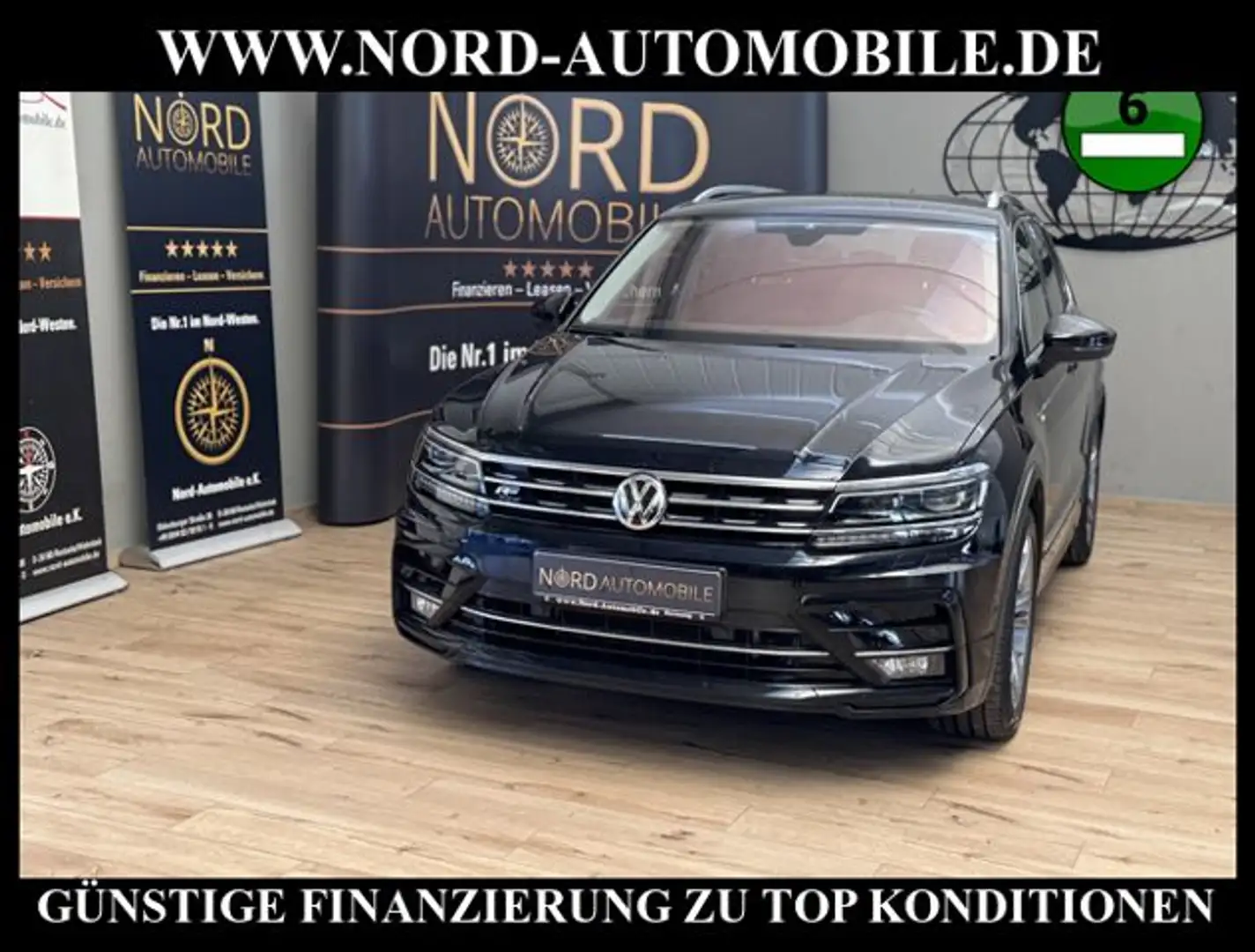 Volkswagen Tiguan 2.0 TDI DSG R-Line Dig.Cockp/StHz/AHK/Kam R-Line Schwarz - 1