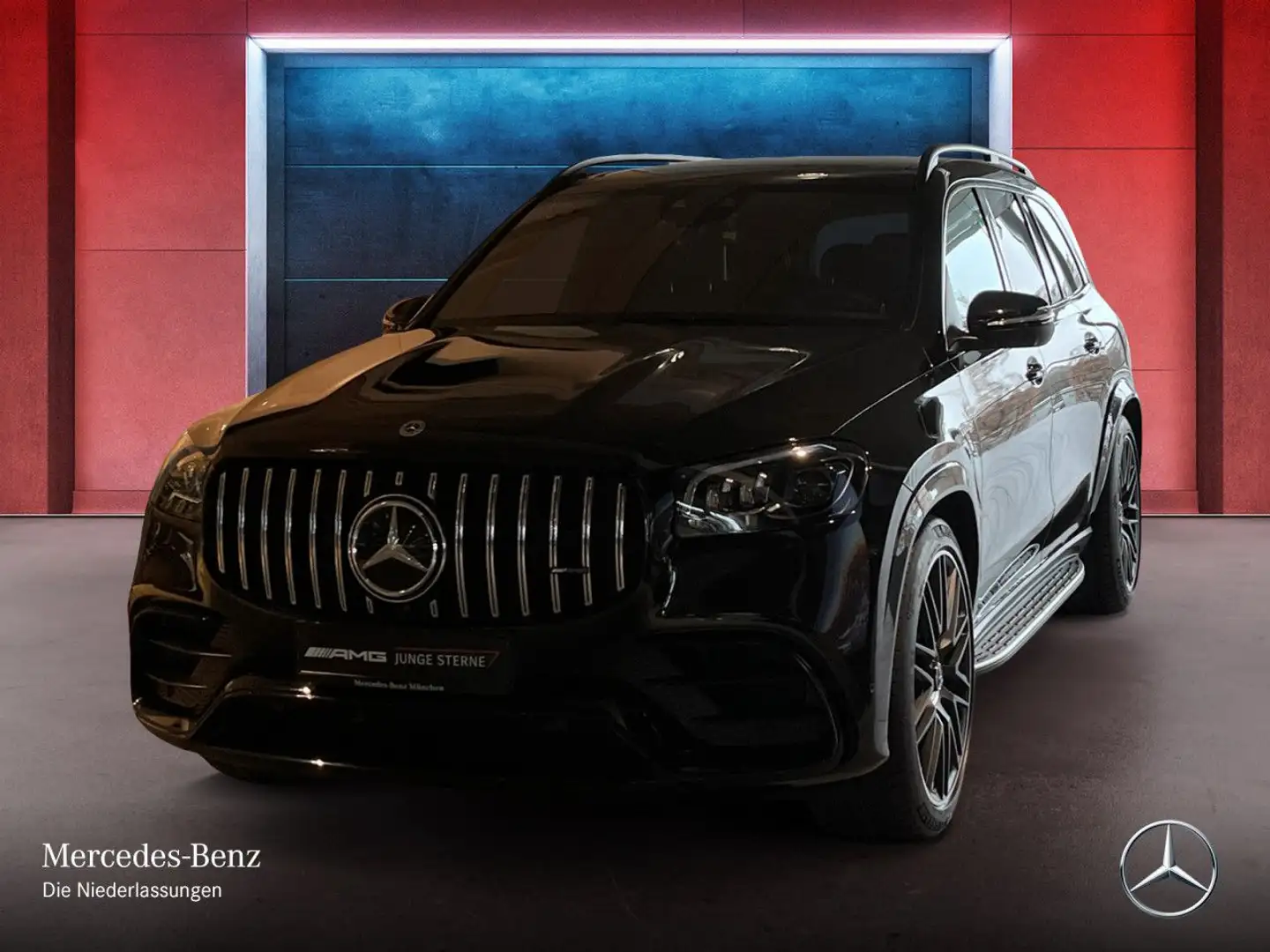 Mercedes-Benz GLS 63 AMG GLS 63 4M NIGHT+PANO+360+AHK+MULTIBEAM+FAHRASS+HUD Schwarz - 2