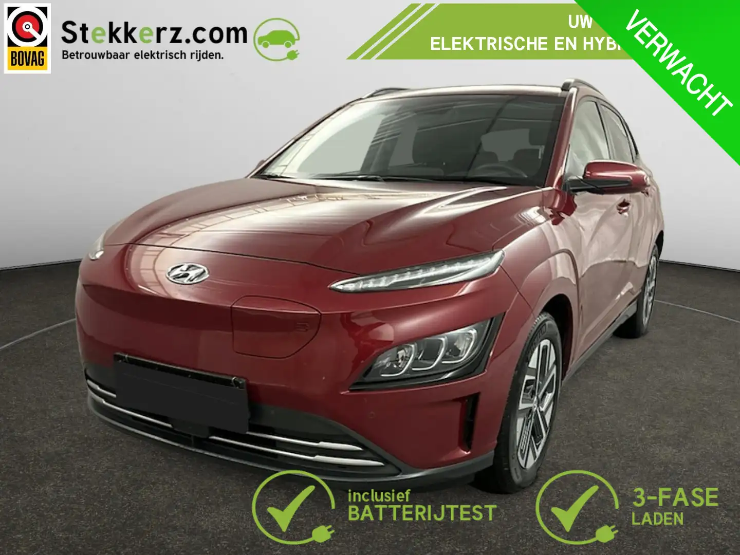 Hyundai KONA EV Comfort 64 kWh Rouge - 1