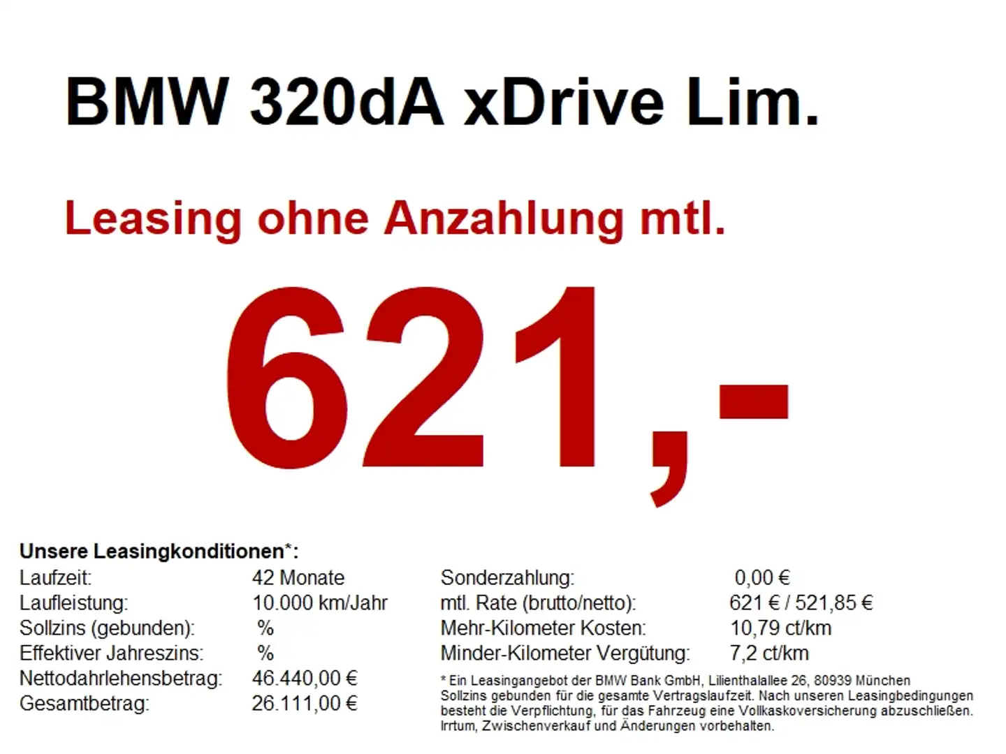 BMW 320 dA xDrive Lim. M Sport LiveCock.ACC.AHK.LED. Gris - 1