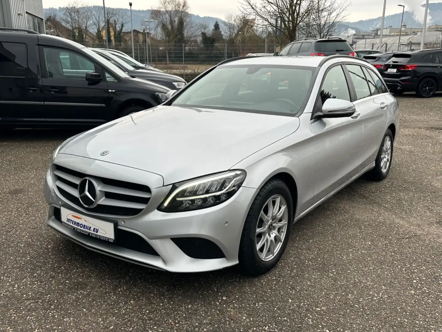 Mercedes-Benz C 180 T d 9G-Tronic LED Alu Navi Kamera AHK Euro6 Silber - 1